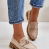 FI1 Eco Suede női mokaszinok Bear beige Kaithra-val