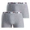 FILA Boxeralsók  szürke melír / piros / fekete / fehér