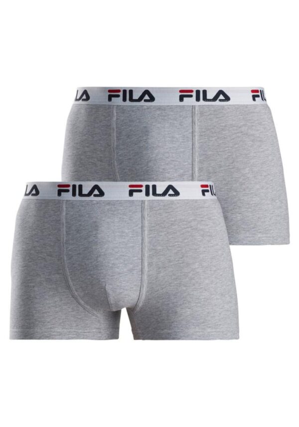 FILA Boxeralsók  szürke melír / piros / fekete / fehér