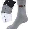 FILA Zokni  szürke melír / fekete / fehér
