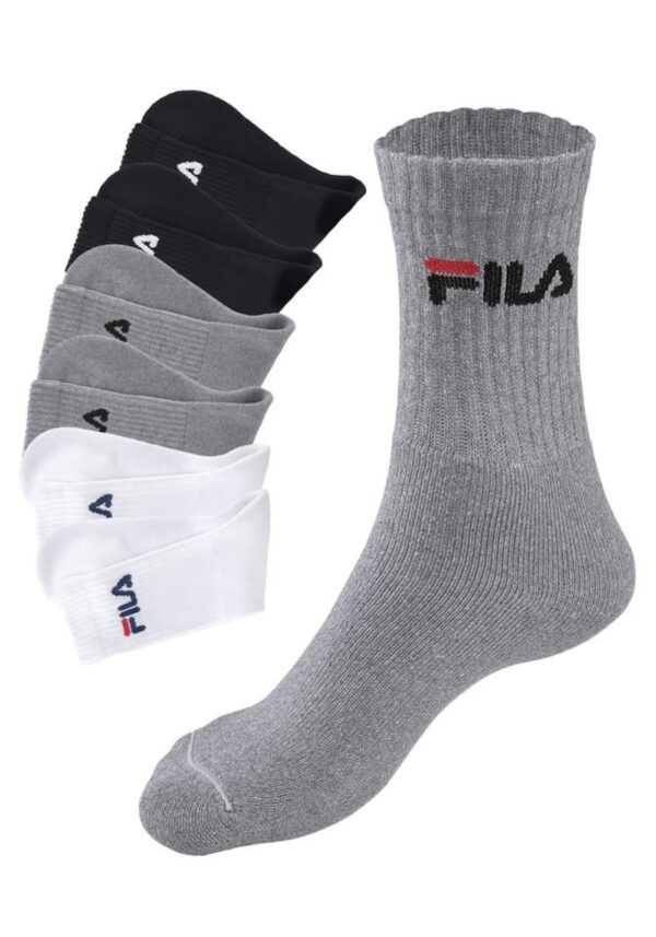 FILA Zokni  szürke melír / fekete / fehér