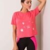 FITNESS Korall pamut póló