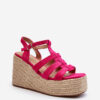 FJ1 Ékszandál Fuchsia Gnosis fonott pánttal
