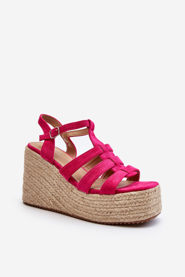 FJ1 Ékszandál Fuchsia Gnosis fonott pánttal