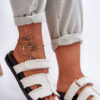 FJ1 Női anyagú slip-ons fehér Lamirose