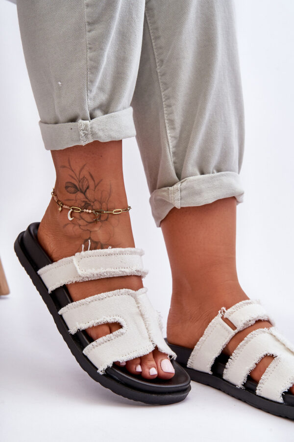 FJ1 Női anyagú slip-ons fehér Lamirose