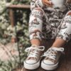 FR1 Gyermek csillogó tornacipő Rose Gold Bling-Bling