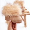FR1 Gyermek hócsizma Eco Fur Beige Ariana