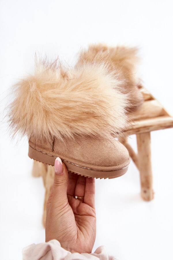 FR1 Gyermek hócsizma Eco Fur Beige Ariana