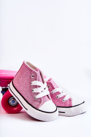 FR1 Gyermek magas tornacipő Pink Catrina