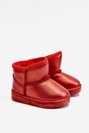 FR1 Melegített gyerek hócsizma Red Scooby