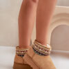 FR1 Női Hósz boots Mintás Beillesztéssel Platformon Camel Avatharia