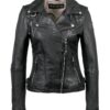 FREAKY NATION Átmeneti dzseki 'BikerPrincess'  fekete-hu