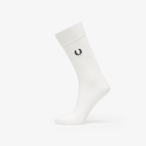 FRED PERRY Classic Laurel Wreath Sock Snow White/ Black 39-42-alacsony-ár