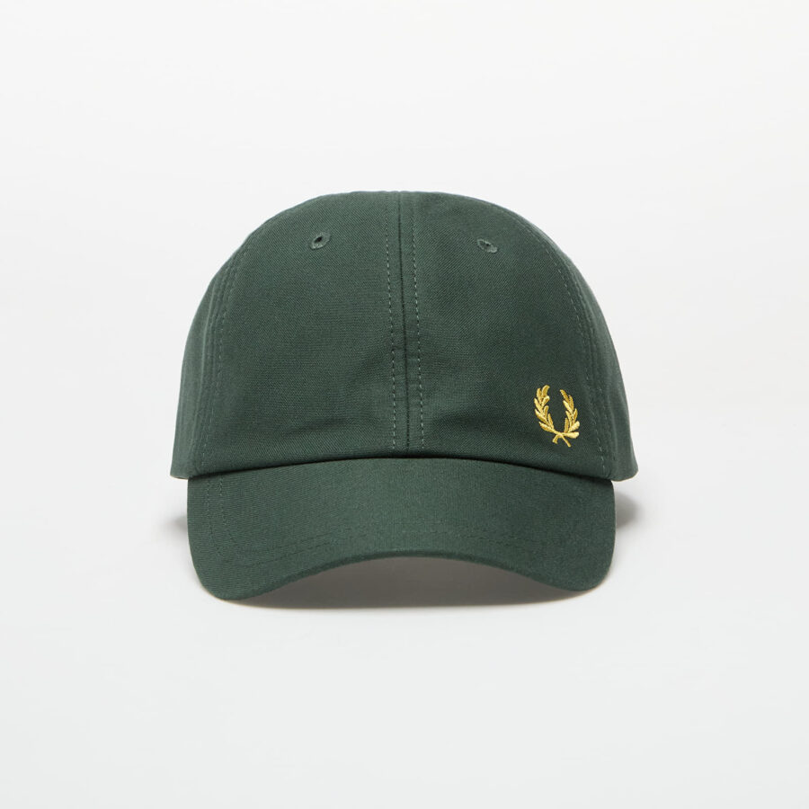 FRED PERRY Oxford Cap Court Green Universal-alacsony-ár