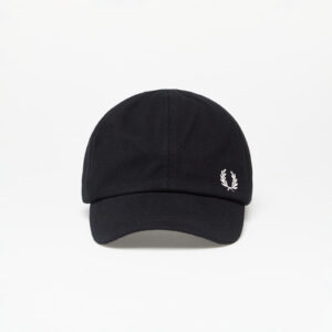 FRED PERRY Pique Classic Cap Black/ Snow White Universal-alacsony-ár