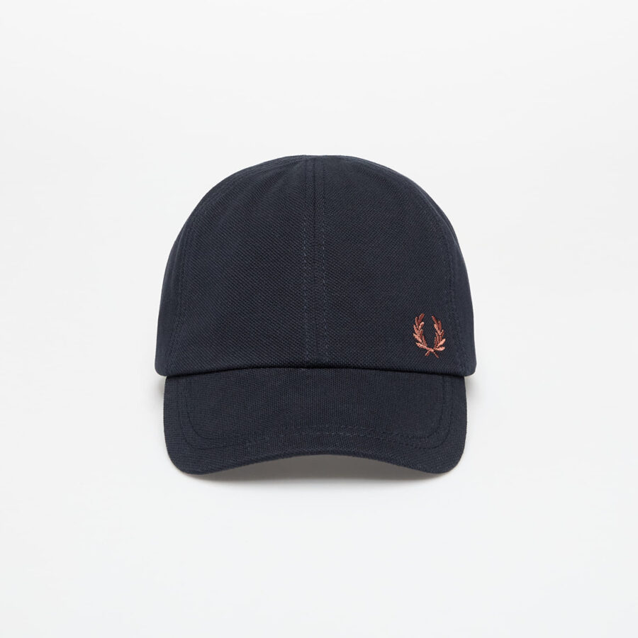 FRED PERRY Pique Classic Cap Navy/ Cinnamon Universal-alacsony-ár