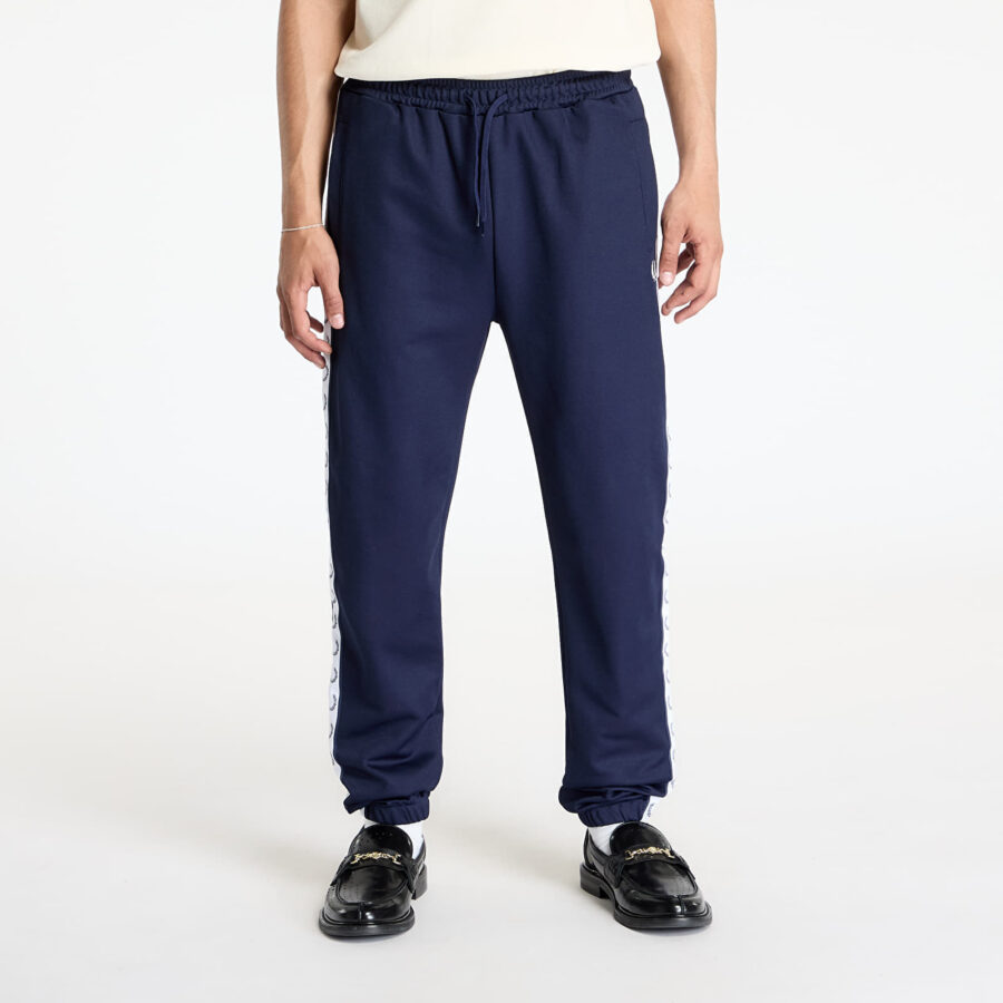 FRED PERRY Taped Track Pant Carbon Blue M-alacsony-ár