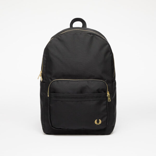 FRED PERRY Textured Nylon Backpack Black Universal-alacsony-ár