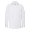FRUIT OF THE LOOM F13•LONG SLEEVE POPLIN SHIRT