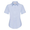 FRUIT OF THE LOOM F16•LADIES SHORT SLEEVE OXFORD SHIRT