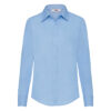 FRUIT OF THE LOOM F17•LADIES LONG SLEEVE POPLIN SHIRT