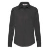 FRUIT OF THE LOOM F17•LADIES LONG SLEEVE POPLIN SHIRT