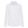 FRUIT OF THE LOOM F17•LADIES LONG SLEEVE POPLIN SHIRT