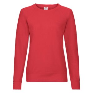 FRUIT OF THE LOOM FN25•Lady Fit Lightweight Raglan Sweat