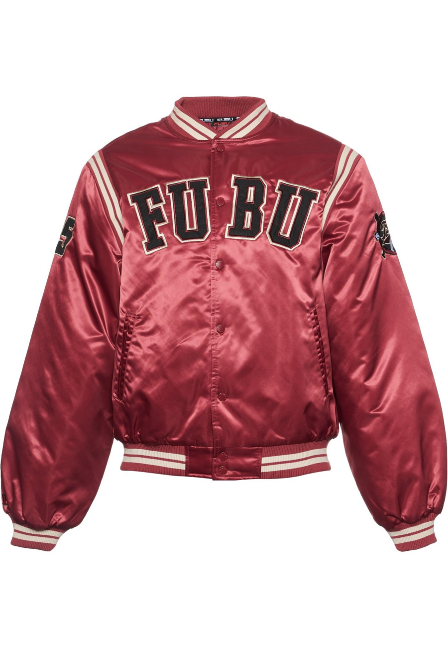 FUBU Átmeneti dzseki  cseresznyepiros / fekete / fehér-Ár