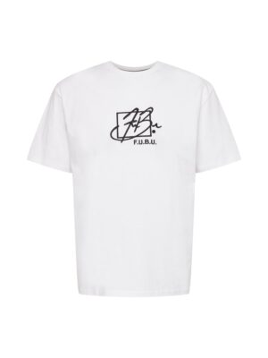 FUBU Póló 'Essential'  fekete / fehér-hu