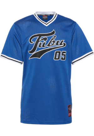 FUBU Póló 'Varsity'  királykék / fekete / fehér-Ár