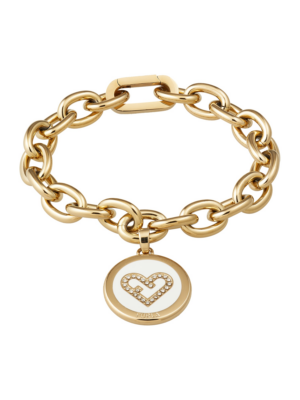 FURLA Karkötő 'Heart'  arany / átlátszó / fehér-Hungary