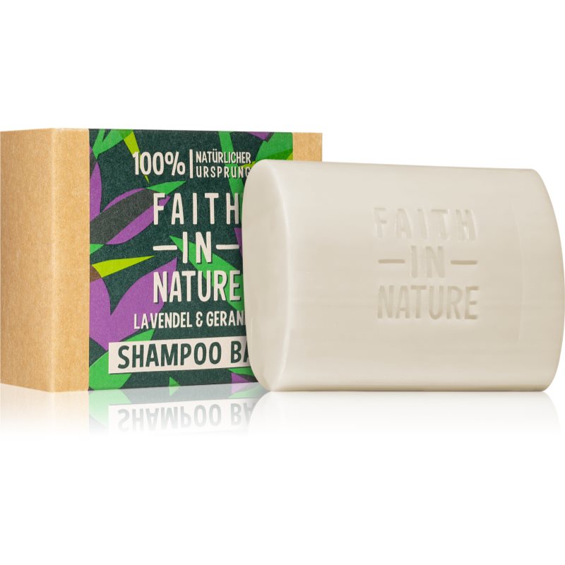 Faith In Nature Lavender & Geranium organikus szilárd sampon levendulával 85 g-Ár