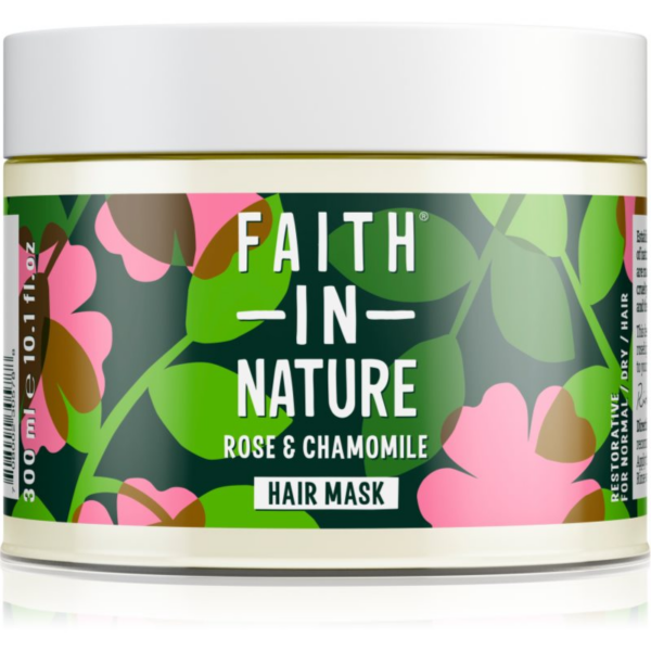 Faith In Nature Rose & Chamomile regeneráló maszk a károsult hajra 300 ml-Ár