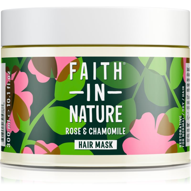 Faith In Nature Rose & Chamomile regeneráló maszk a károsult hajra 300 ml-Ár