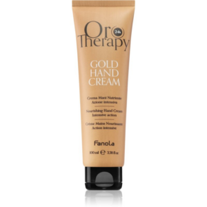 Fanola Oro Therapy Gold Hand Cream hidratáló és tápláló krém 24 karátos arannyal 100 ml-Ár