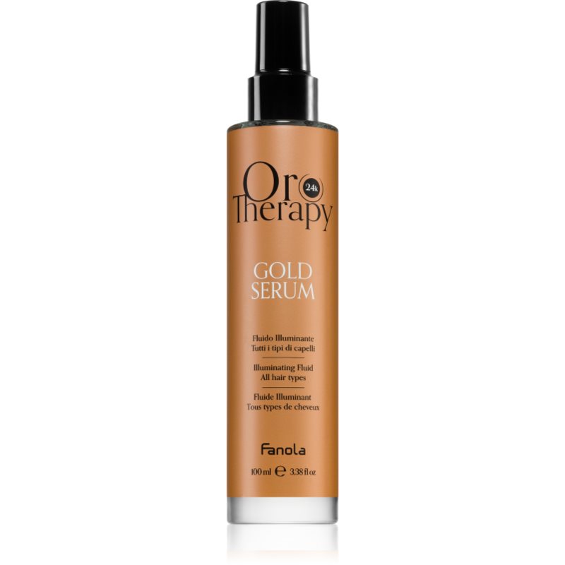 Fanola Oro Therapy Gold Serum szérum a hajra 24 karátos arannyal 100 ml-Ár