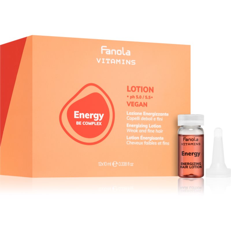 Fanola Vitamins Energizing Lotion energizáló szérum a ritkuló hajra 12x10 ml-Ár