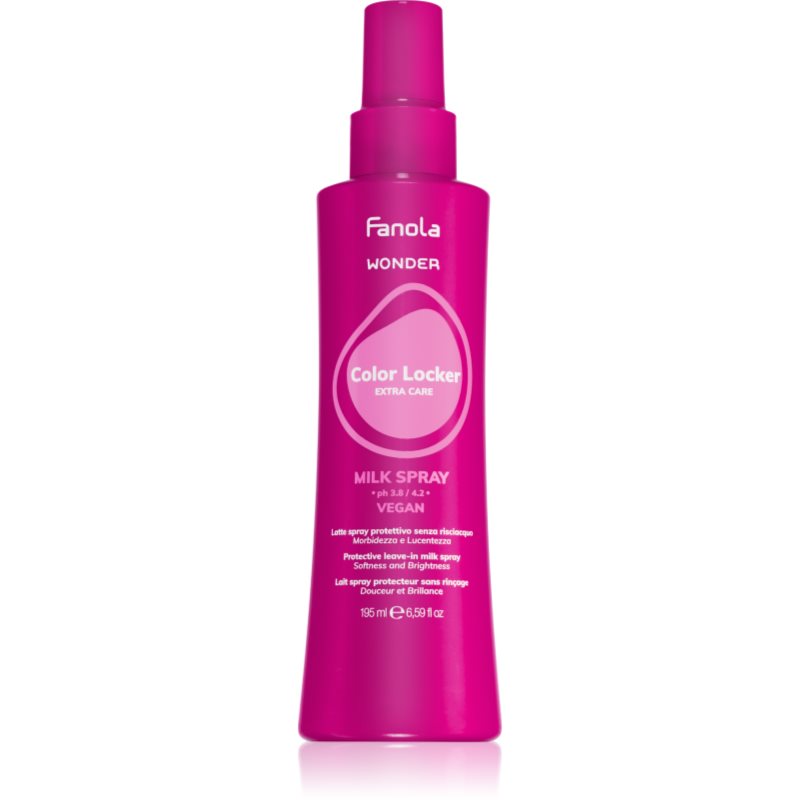 Fanola Wonder Color Locker Extra Care Milk Spray bőrvédő tej spray formában festett hajra 195 ml-Ár