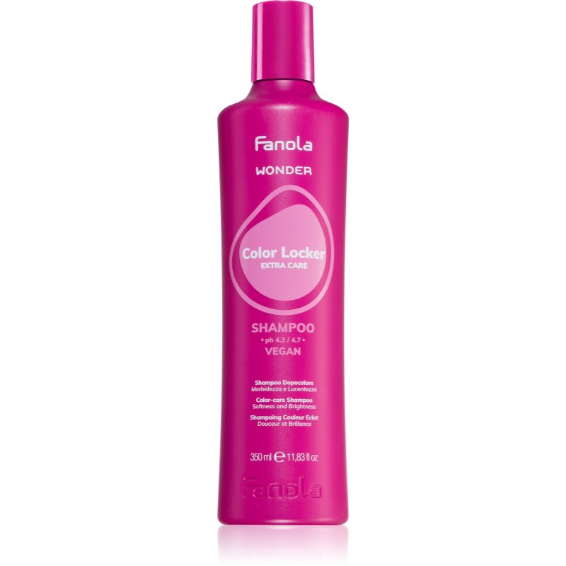 Fanola Wonder Color Locker Extra Care Shampoo élénkítő és erősítő sampon a festett hajra 350 ml-Ár