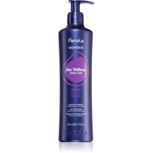 Fanola Wonder No Yellow Extra Care Mask haj maszk semlegesíti a sárgás tónusokat 350 ml-Ár