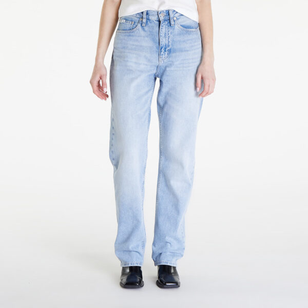 Farmer Calvin Klein Jeans High Rise Straight Jeans Denim Light W27/L32-alacsony-ár