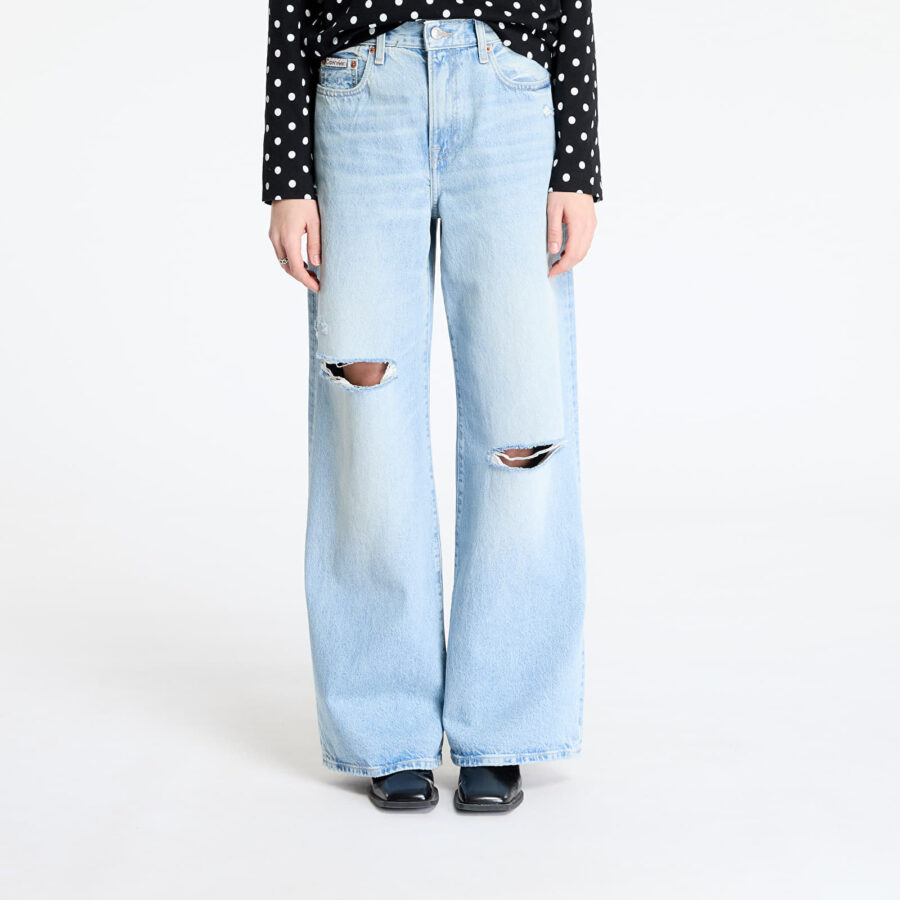 Farmer Calvin Klein Jeans The Wide Leg Light M Jeans Blue 25-alacsony-ár