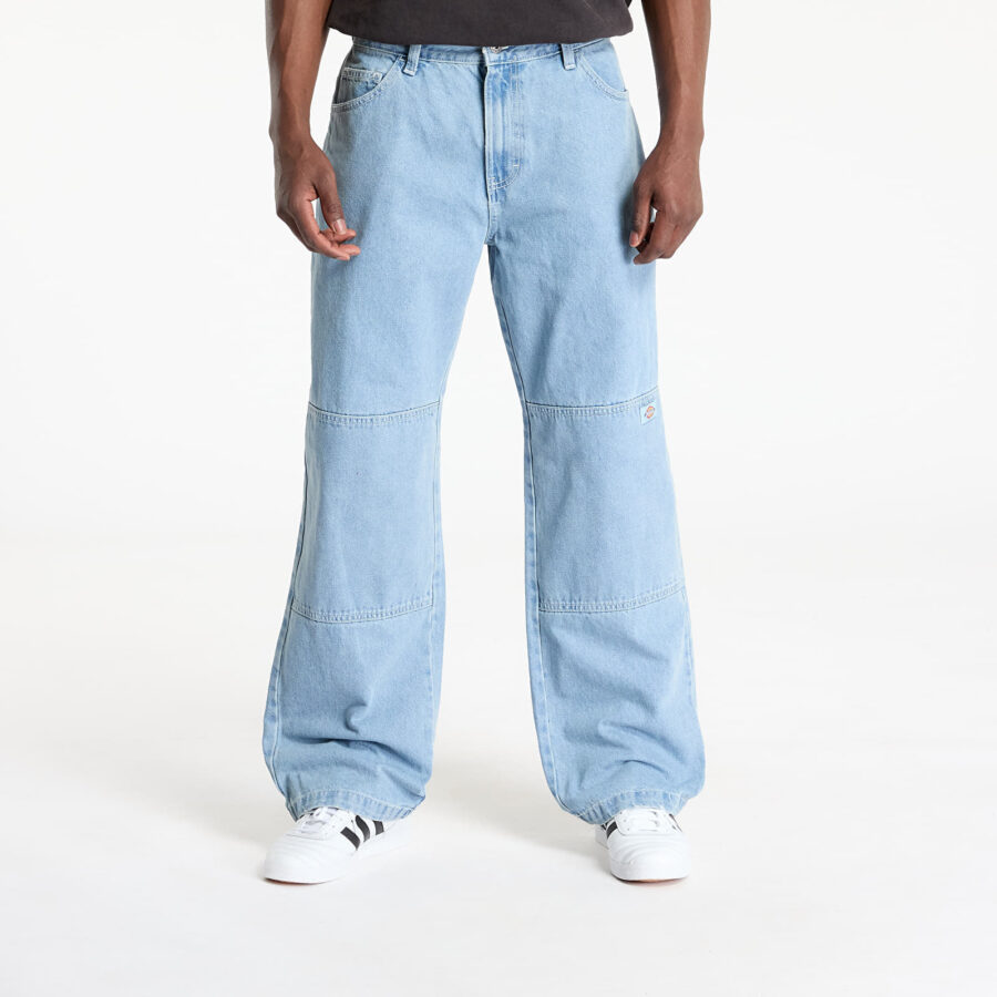 Farmer Dickies Double Knee Denim Pant Light Wash W32/L34-alacsony-ár