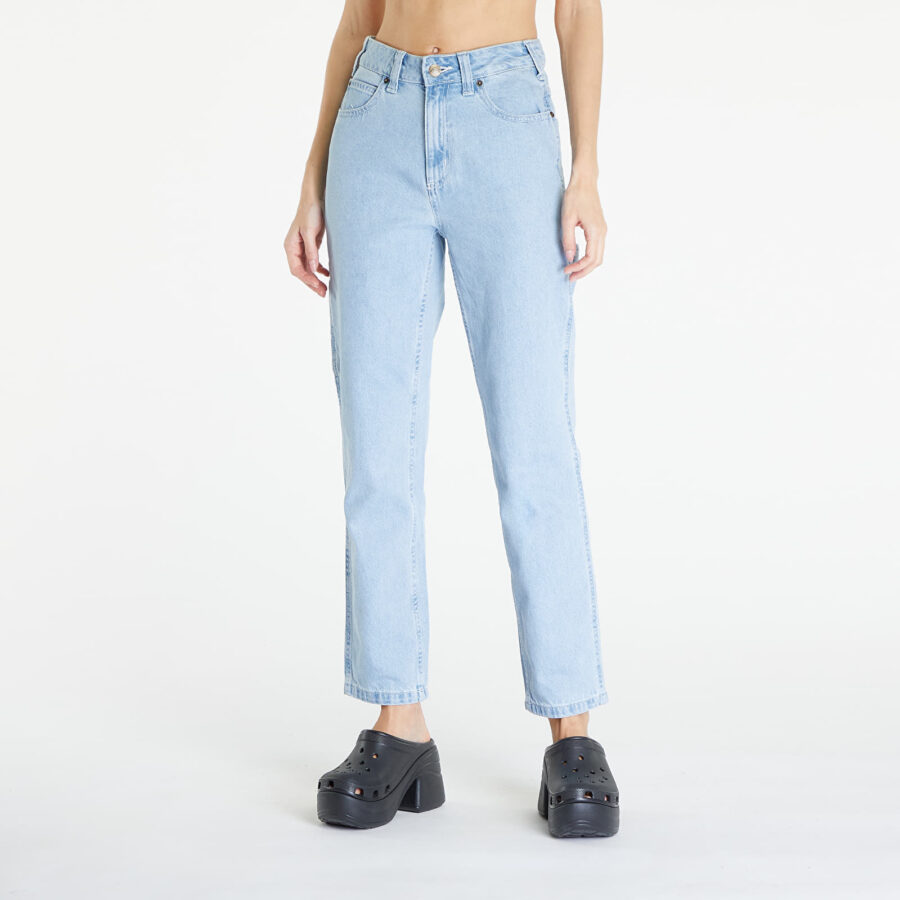 Farmer Dickies Ellendale Denim Trousers Vintage Blue W29-alacsony-ár