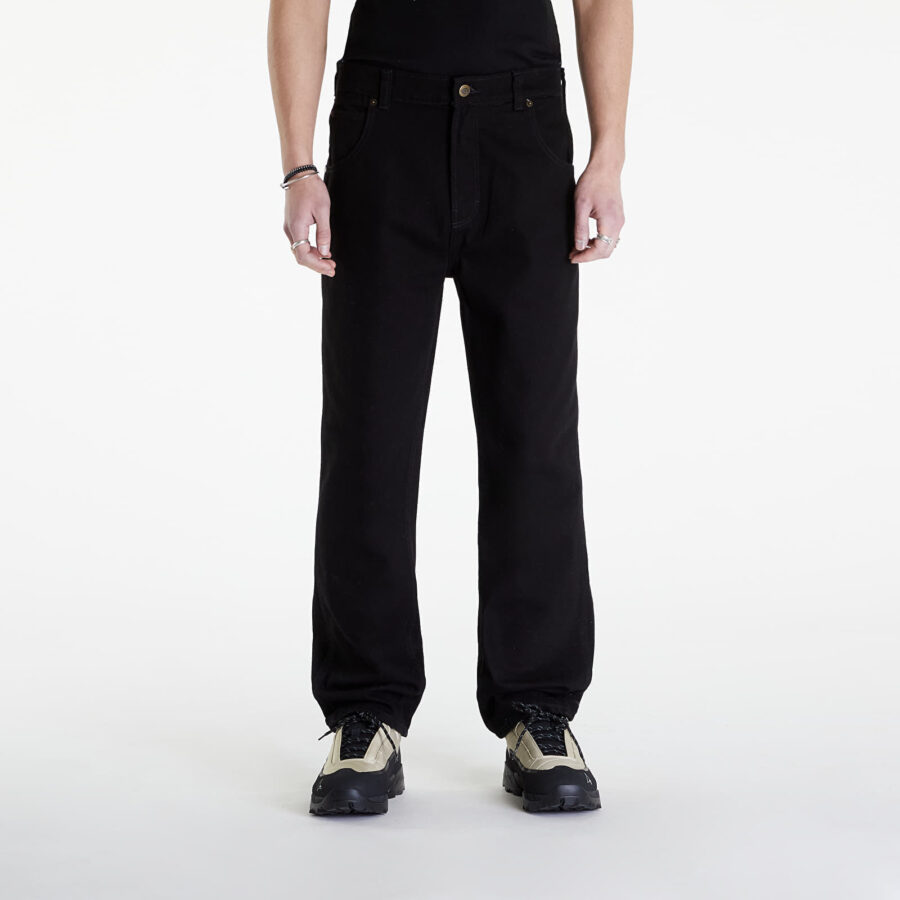 Farmer Dickies Houston Denim Trousers Rinsed Black W31/L32-alacsony-ár
