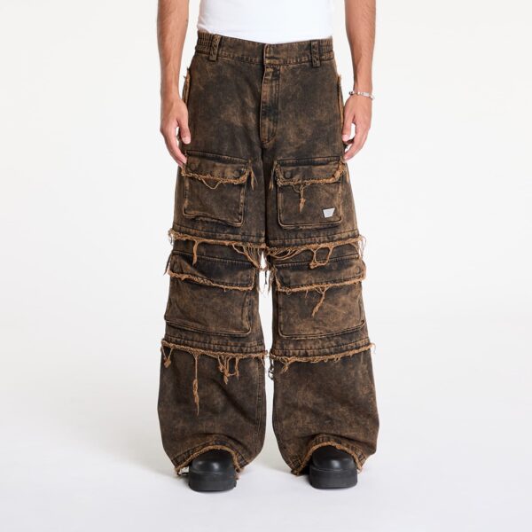Farmer MISBHV Ibiza Oversize Cargo Trousers Acid Black M-alacsony-ár