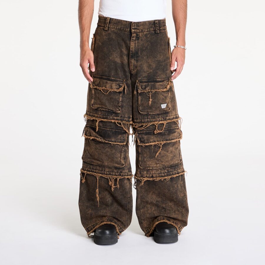 Farmer MISBHV Ibiza Oversize Cargo Trousers Acid Black M-alacsony-ár