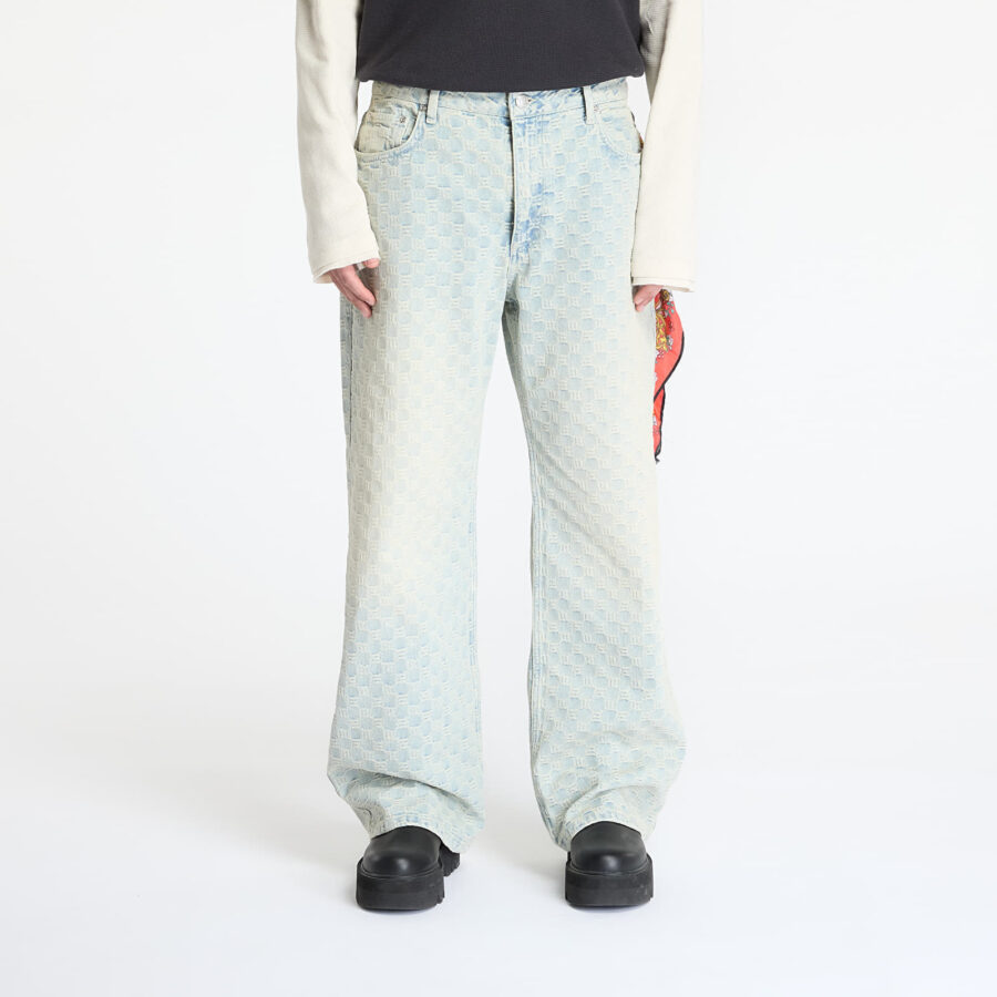 Farmer MISBHV Monogram Ocean Washed Jeans Pale Blue 34-alacsony-ár